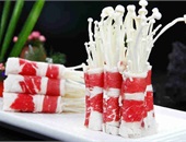 金針牛肉卷28元