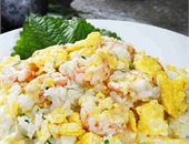 鮮蝦蛋炒飯19元