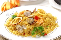 香辣咖喱海鮮炒飯16元